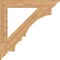 Ekena Millwork Balboa Traditional Smooth Bracket, Western Red Cedar, 5 1/2"W x 46"D x 46"H BKT06X46X46BOA01SWR - alternate 2
